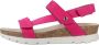 Panama Jack Platte Sandalen met Plakstrip Pink Dames - Thumbnail 3