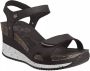 Panama Jack Nica Sport B1 sandalen met sleehak zwart - Thumbnail 5