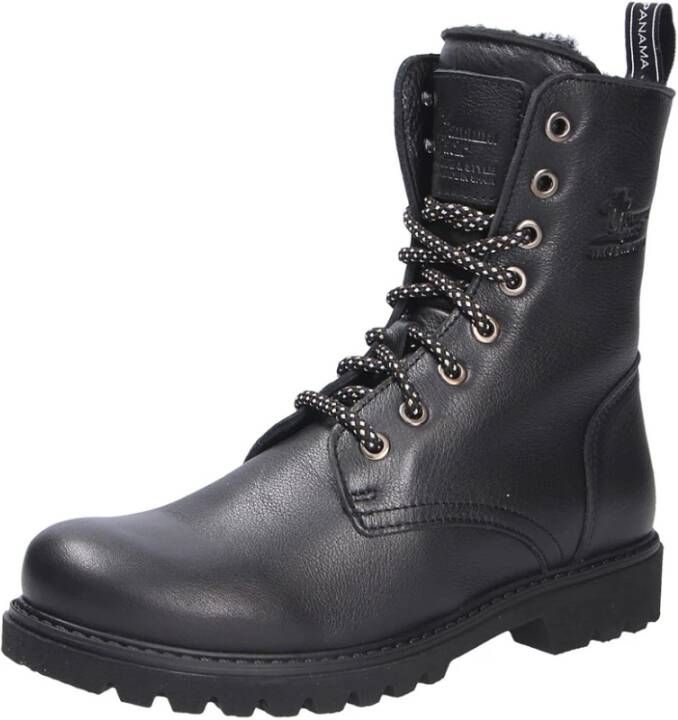 Panama Jack FRISIA~IGLOO~B3~~~~~~~~~~~~~~~ Hoge sneakers Veterlaarzen Dames veterschoenen Dames sneakersHalf-hoge schoenen Zwart - Foto 3