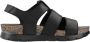 Panama Jack Stijlvolle platte sandalen voor vrouwen Black Dames - Thumbnail 12