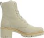 Panama Jack Stijlvolle Veterschoenen met Hakken Beige Dames - Thumbnail 2