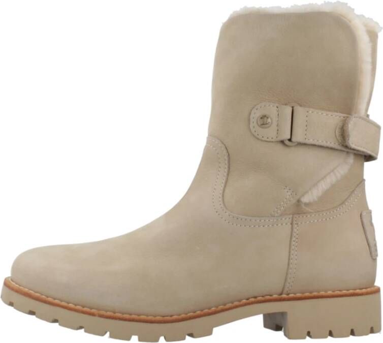 Panama Jack Stijlvolle Winterlaarzen met Zijgesp Brown Dames