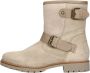 Panama Jack Taupe Suede Biker Boots Felina Beige Dames - Thumbnail 3