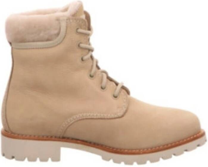 Panama Jack Winterlaarzen Panama 03 Igloo Trav veterschoenen profielzool met lamswollen schacht