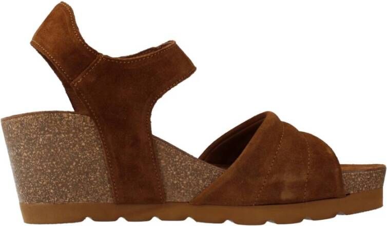 Panama Jack Wedges Brown Dames
