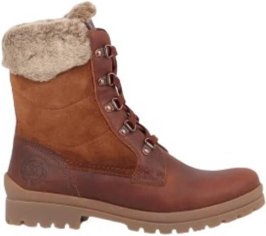 Panama Jack TUSCANI~B26~~~~~~~~~~~~~~~~~~~ Hoge sneakers Veterlaarzen Dames veterschoenen Dames sneakersHalf-hoge schoenen Cognac - Foto 5