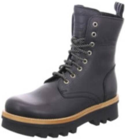 Panama Jack Zwarte Veterschoenen voor Dames