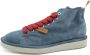 Panchic Basic Blauw Rood Enkellaarzen Blue Heren - Thumbnail 1