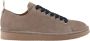 Panchic Beige Suède Veterschoenen Sneakers Aw24 Brown Heren - Thumbnail 1
