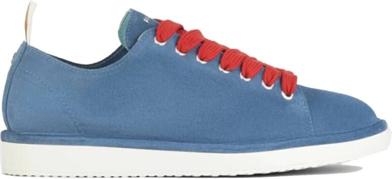 Panchic Blauwe Suède Veterschoenen Blue Heren