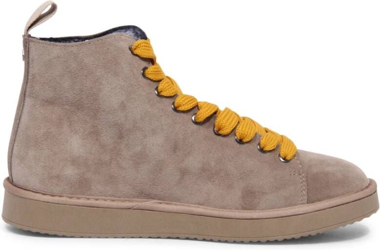 Panchic Ecofur Lining Enkelboot Walnut-Yellow