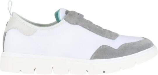 Panchic Heren Slip-On Nylon Suède Sneakers White Heren