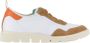 Panchic Heren Slip-On Sneakers Wit Bruin Oranje White Heren - Thumbnail 1