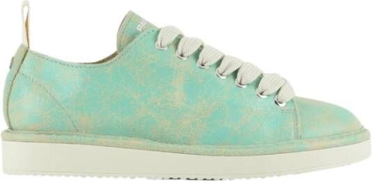 Panchic Laced Shoes Green Dames