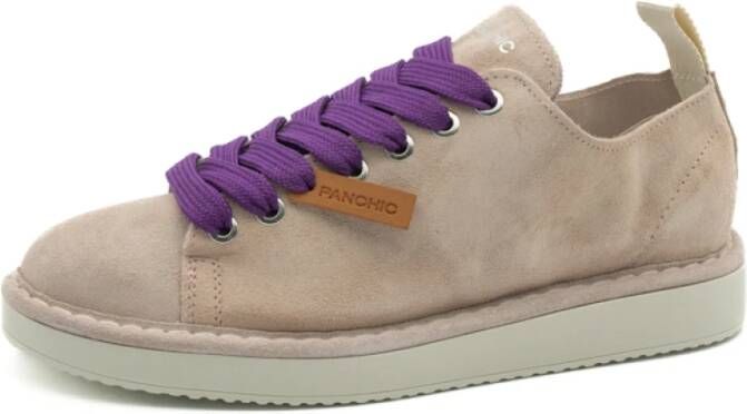 Panchic Laceup Powder Pink Pansy Schoenen Multicolor Dames