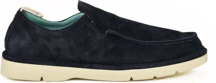 Panchic Leren Rubberen Zoolschoenen Blue Heren