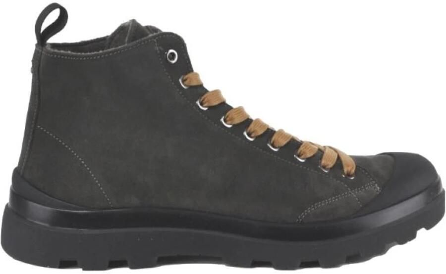 Panchic Militair Groen-Gele Enkellaarzen Green Heren