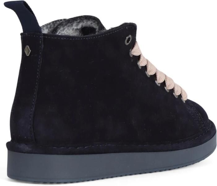 Panchic Suède Enkelboot met Imitatiebont Voering