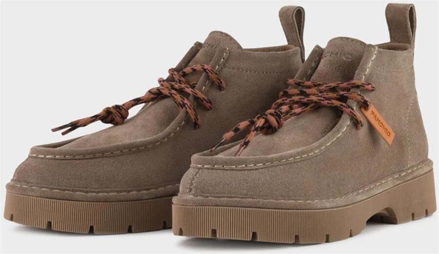 Panchic Walnut Suede Enkellaars - Foto 2