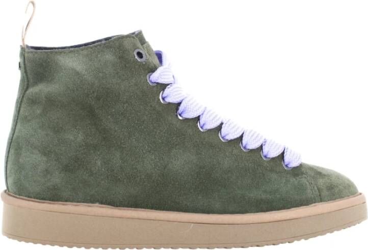 Panchic Militair Groene Enkellaars met Nepbont Voering Green Dames - Foto 3