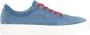 Panchic Blauwe Suède Sneakers met Leren Details Blue Heren - Thumbnail 8