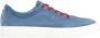 Panchic Blauwe Suède Sneakers met Leren Details Blue Heren - Thumbnail 5