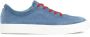 Panchic Blauwe Suède Sneakers met Leren Details Blue Heren - Thumbnail 1