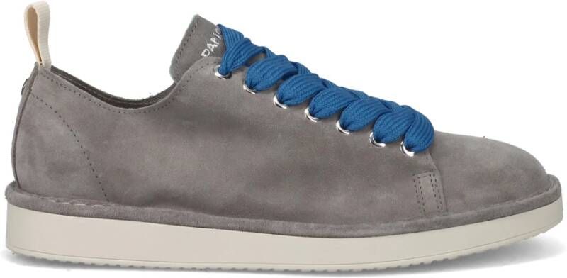 Panchic Grijze Suède Veterschoenen Gray Heren