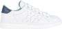 Panchic Witte leren sneakers met brede witte veters White Heren - Thumbnail 1