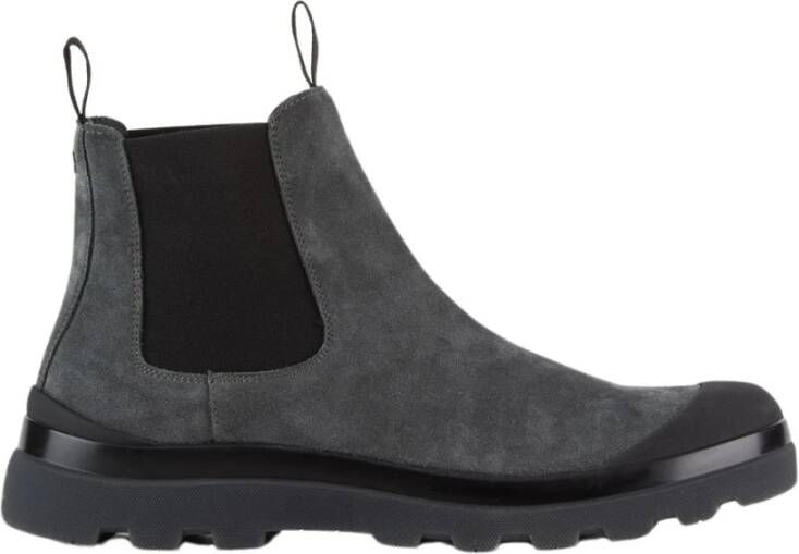 Panchic Suede Anthracite Chelsea Laarzen Gray Heren