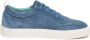 Panchic Blauwe Suède Sneakers met Leren Details Blue Heren - Thumbnail 5