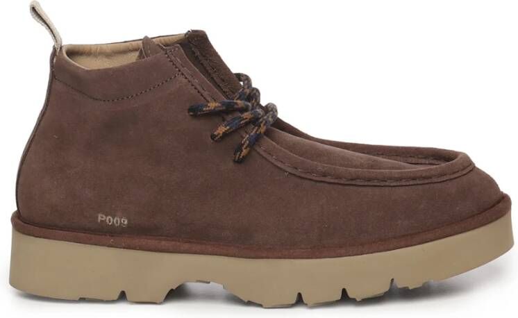 Panchic Suède Veterschoenen Bruin