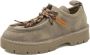 Panchic Beige Veterschoenen van Suède Beige Dames - Thumbnail 5