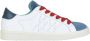 Panchic Witte Sneakers met Blauwe Suède Neus White Heren - Thumbnail 3