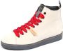 Panchic Witte Suède Mid Cut Schoenen - Thumbnail 1