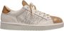 Panchic Witte Veterschoenen met Lurex Detail - Thumbnail 1