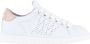 Panchic Witte Veterschoenen met Roze Achterspoiler White Dames - Thumbnail 1