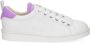 Panchic Paarse Leren Vetersneakers White Dames - Thumbnail 6