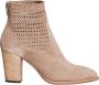 Pantanetti Ankle Boots Beige Dames - Thumbnail 1