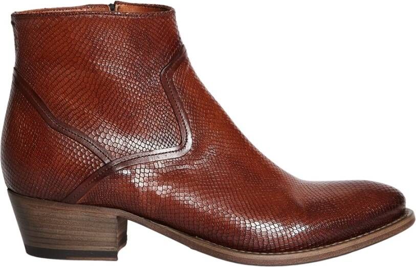 Pantanetti Ankle Boots Bruin Dames