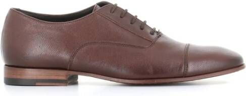 Pantanetti Bruine Leren Platte Schoenen Brown Dames