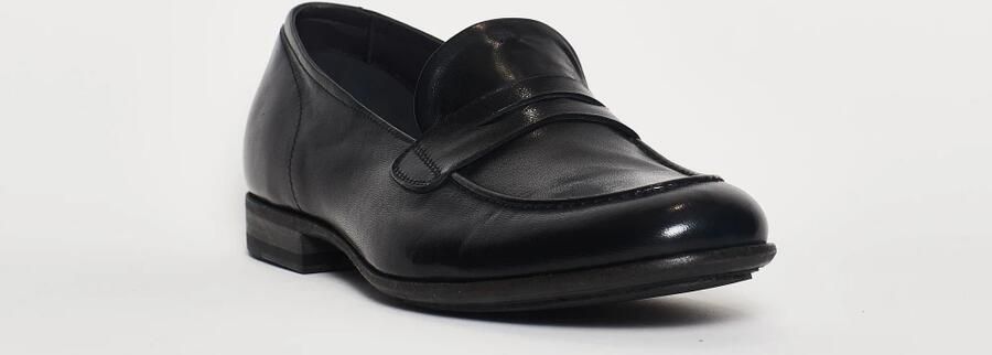 Pantanetti Blauwe leren instapper schoen - Foto 2