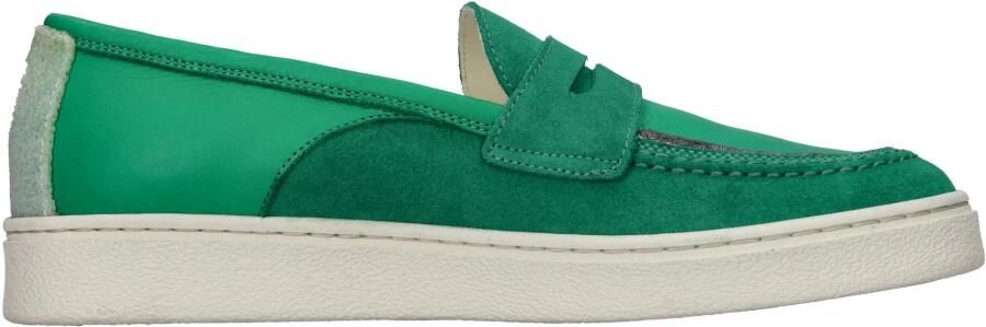 Pantanetti Loafers van leer en suède - Foto 5