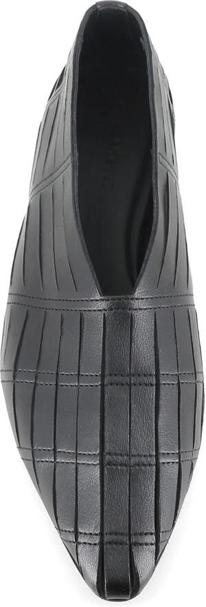 Pantanetti Zwarte leren ballerina schoenen - Foto 4