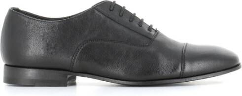 Pantanetti Zwarte Leren Oxford Schoenen Black Dames