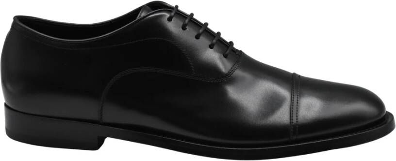 Pantanetti Zwarte Veterschoenen voor Mannen