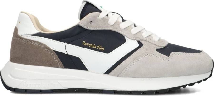 Pantofola d'Oro Blauwe Suède Lage Sneakers