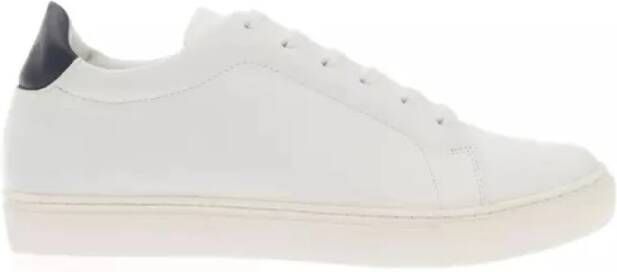 Pantofola D'Oro Elegante Witte Leren Sneakers White Heren