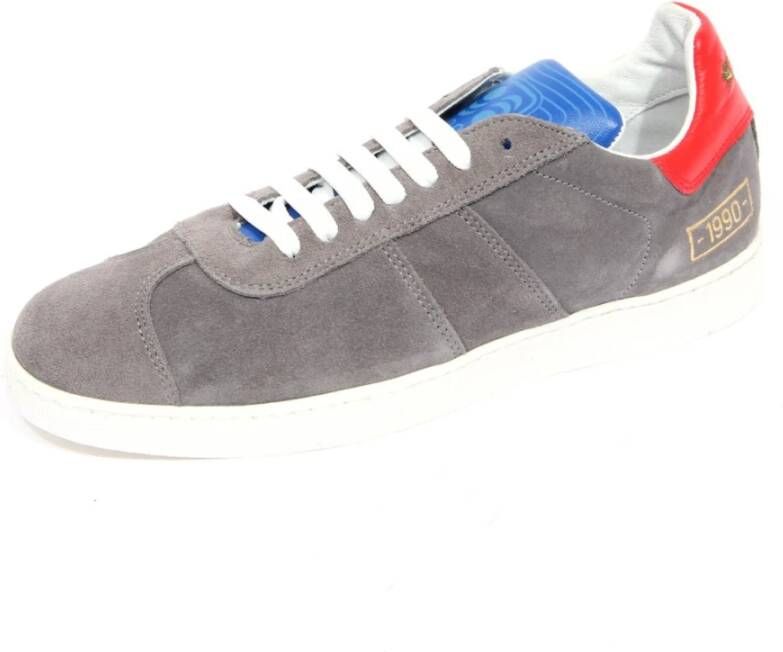 Pantofola d'Oro Grijze Suède Schoenen Limited Edition
