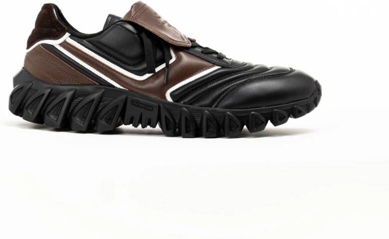 Pantofola D'Oro Heren Sneakers Zwart Wit Bruin Black Heren